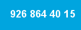 926 864 40 15